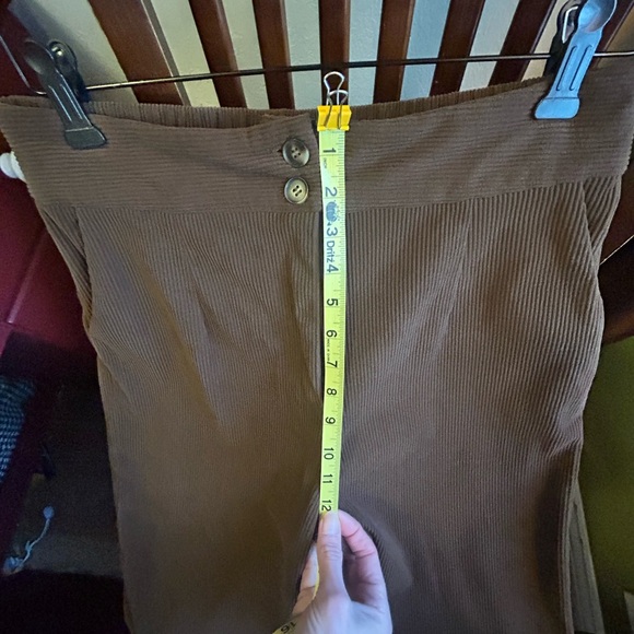 Wide Leg Corduroy Women's Pants - Picture 4 of 5